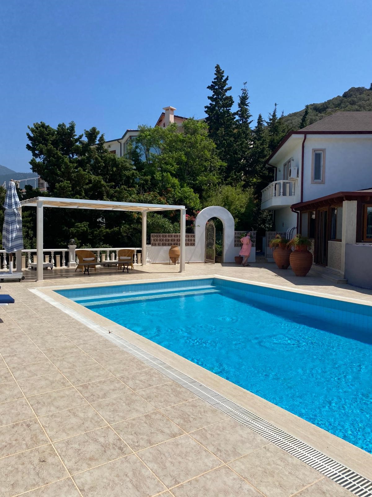 Kaş Çukurbağ yarımadasında deniz manzaralı muhteşem villa