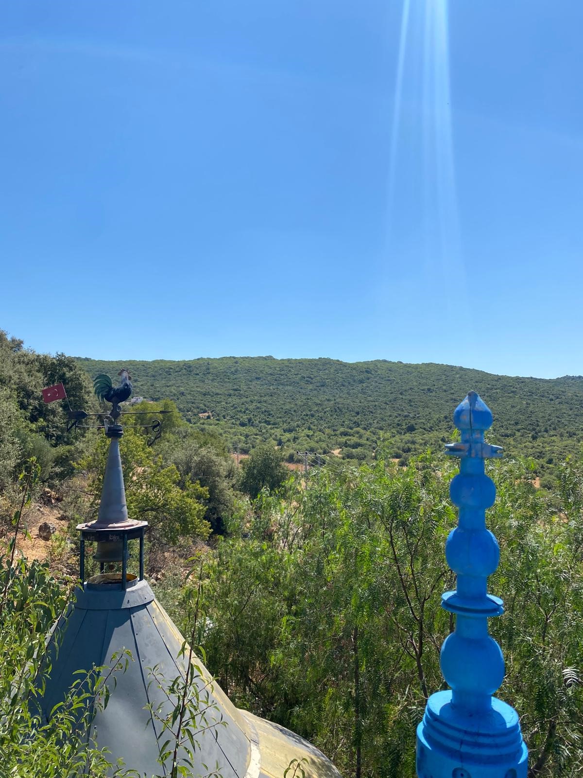 Çukurbağ köyünde ortaçağ tarzında inşaa edilmiş sıradışı villa