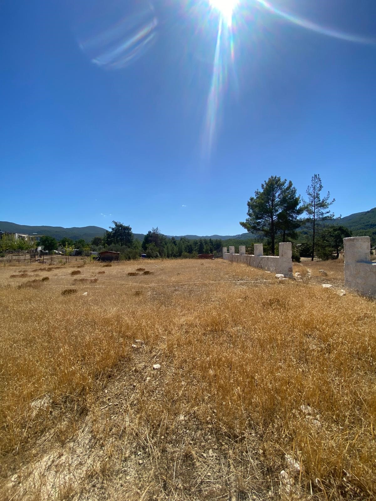 Kaşın Uğrar köyü Kırtepe mahallesinde kupon tarla